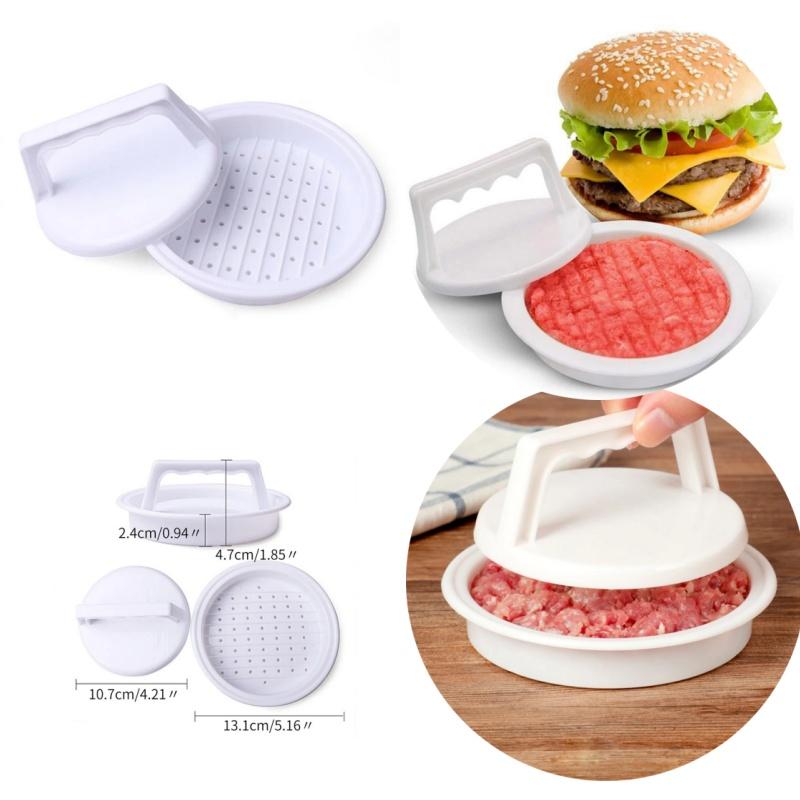 YS00048 - Plastic filled hamburger maker, used for barbecue, hamburger molds, kitchen tools, parties, 1 piece