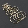 Metal Geometric Circle Ruffled Edge Pendants for Jewelry Making DIY Bracelet Necklace Charms
