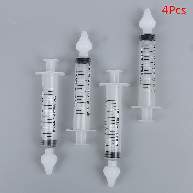 4Pcs 10Ml Baby Care Nose Clean Needle Tube Infant Nasal Cleaner Nasal Washer