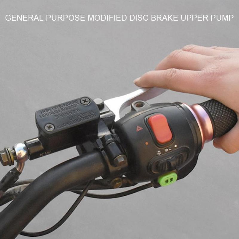 1 pc Hydraulic Brakes Motorcycle Brake Pump 8/10mm Rearview Mirror Thread Cylinder Pumps Handle Left Right Clutch Lever