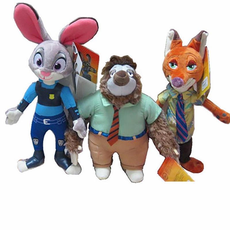 Soft And Cuddly Crazy Animal City Plush Toy Bunny Judy Fox Stuffed Animal Doll Pillow