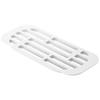 Пластиковая расширяемая сушилка для посуды, Аква, Белый, 2895