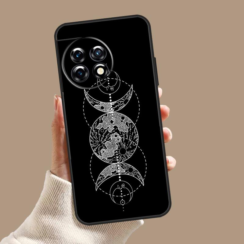 Чехол-кошелек с принтом Оккультная Ведьма Луна Готика для OnePlus Nord CE 3 Lite CE4 2 2T N10 N20 N30 OnePlus 12 11 9 10 Pro 8T 10T 12R