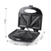Household Double Sided Heated Sandwich Maker Multipurpose Toast Waffle Breakfast Maker