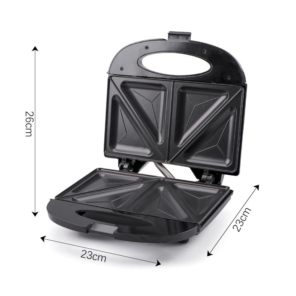 Household Double Sided Heated Sandwich Maker Multipurpose Toast Waffle Breakfast Maker