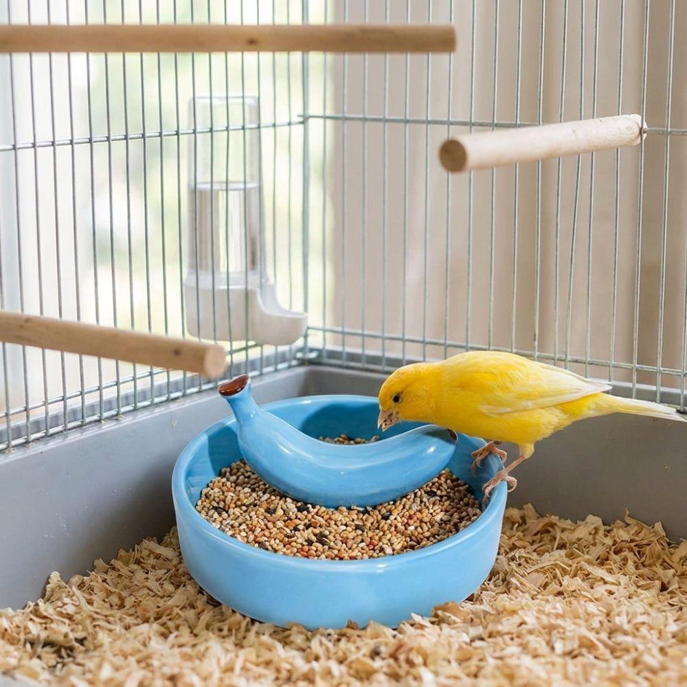 Ceramic Hamster Water Bowl Wide Mouth Tortoise Feeding Dish Anti Spill Pet Feeding Bowl Small Pet