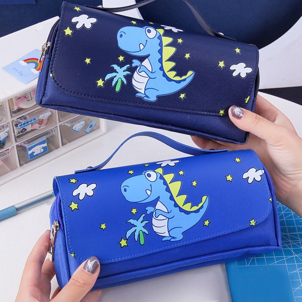 Высококачественная многослойная сумка для ручек большой емкости, сумка для хранения карандашей, чехол для канцелярских принадлежностей