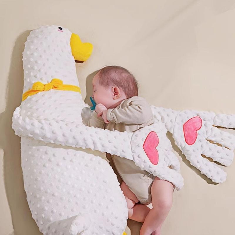 Automatic Big White Goose Baby Exhaust Pillow Soothes Beats Soothes Her Palm Baby Sleeps On Her Own