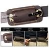 Cowhide Leather EDC Folding Military Knife Sheath 5In Outdoor Camping Survival Folding Knife Storage Tool Home DIY Accessories