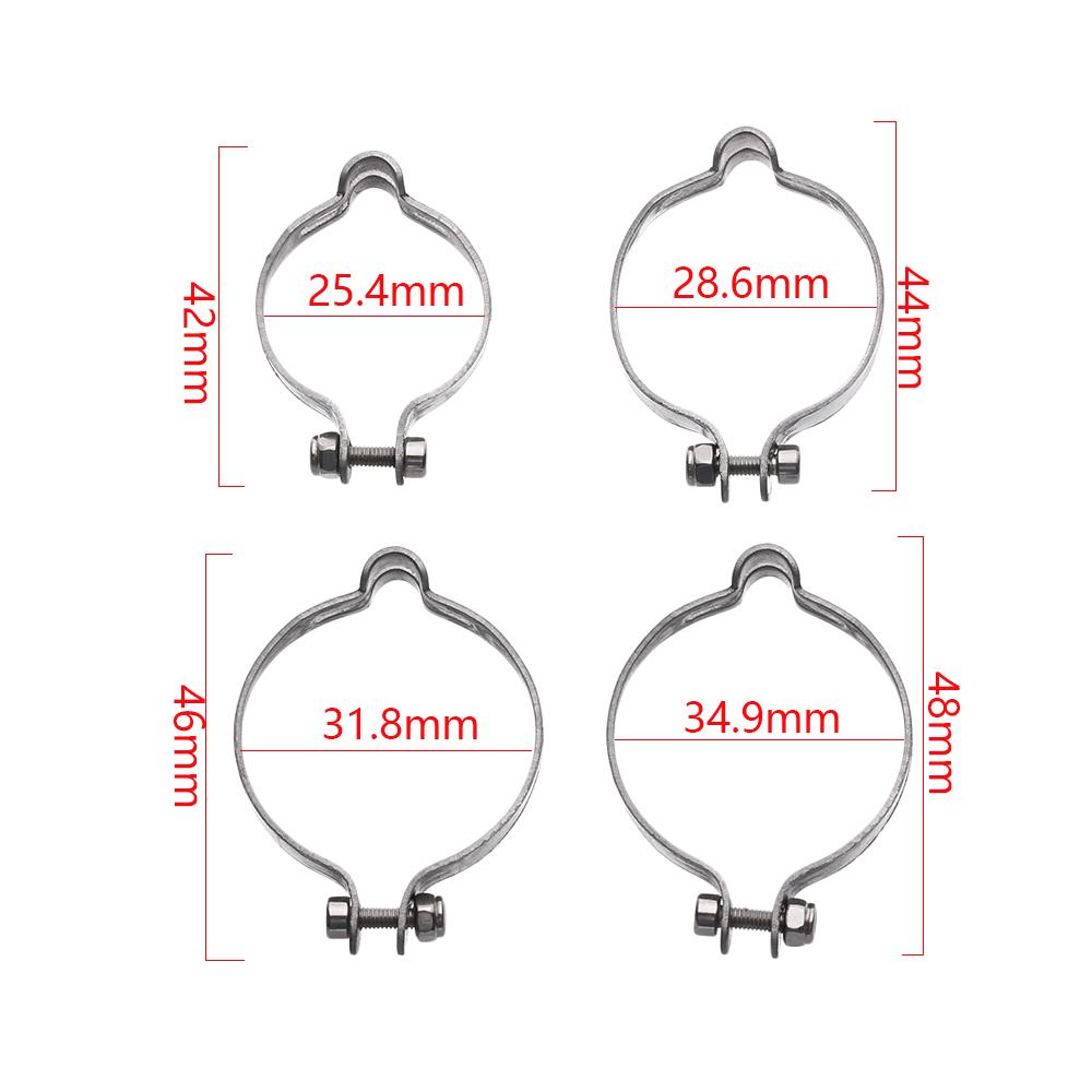 Organization Stainless Steel Bike Parts Brake Line Clamp Cable Clip Wire Fixed Ring Pipe Buckle
