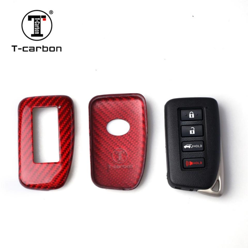 Carbon Fiber Car Key Case Cover For Lexus NX ES GS RX IS RC LX 200 250 350 450H 300H ES200 Auto Key Holder Shell
