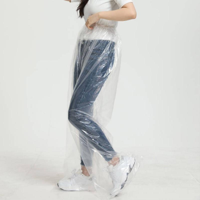 1PC Pack Foot Outdoor Travel Waterproof Rainpants Clear Raincoat Disposable Supplies Rain Pants