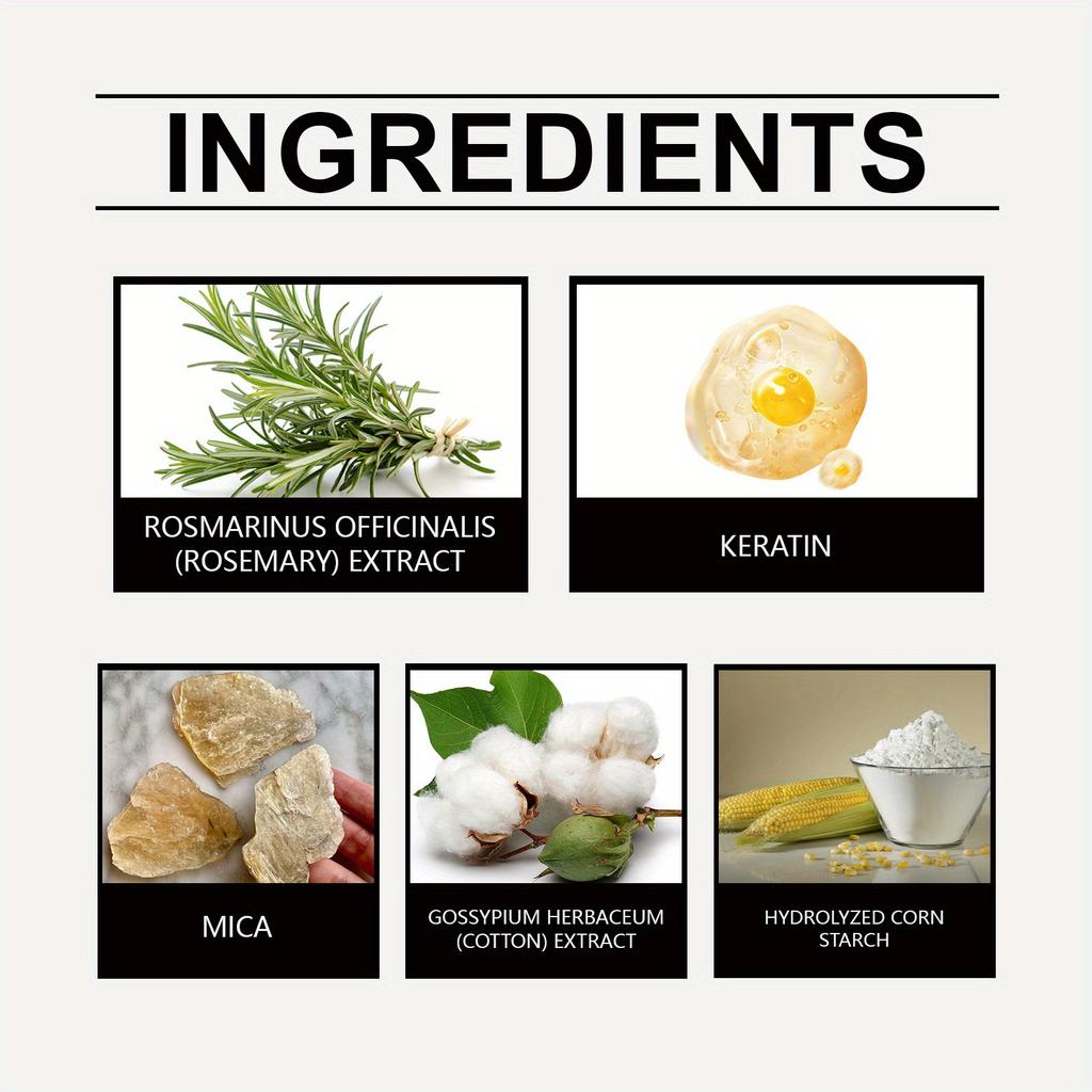 Hair Natural Powder Curly Hair Fluffy Styling Smoothing Frizz Natural Gloss Is Not Greasy