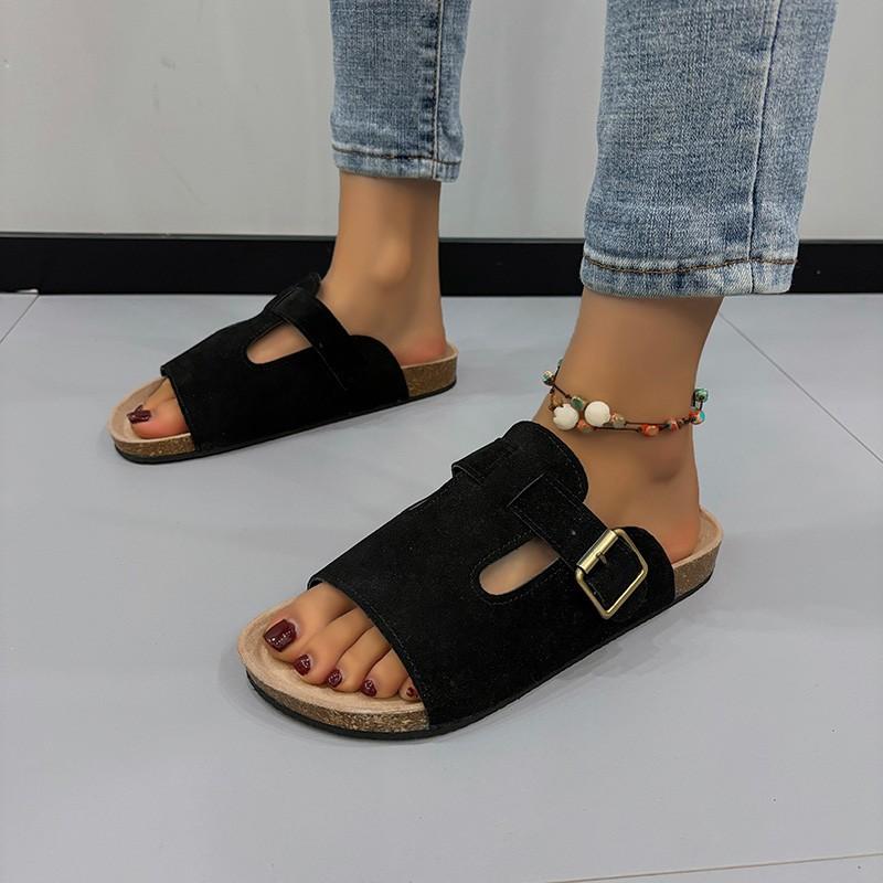 Cool Slippers Women's Wind Thick-soled Non-slip One-pedal Sandals Large Size