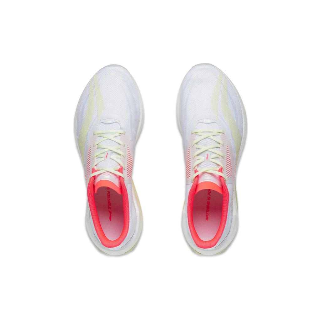 Li Ning Ultra Light 20 Casual Fabric Synthetic Leather Non-Slip Wear-Resistant Breathable Low-Top Running Shoes Women Sneaker White Blue Red ARBT002-7
