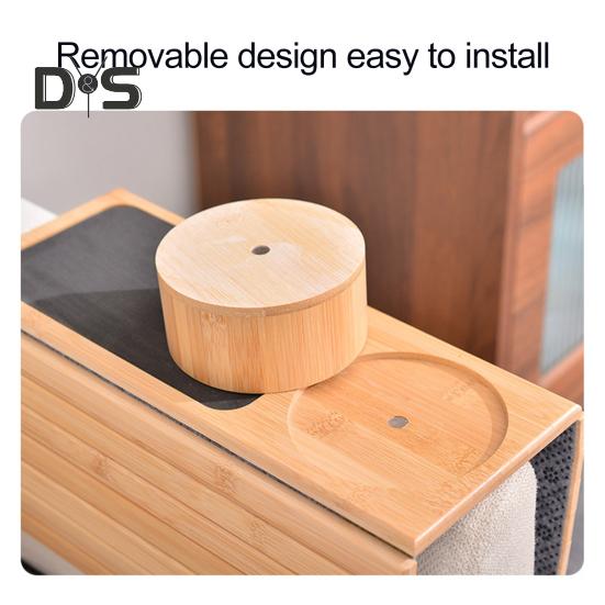 Подлокотник для дивана из бамбука с подстаканником, нескользящий органайзер для дивана, складной столик для дивана, телефон, пульт дистанционного управления