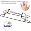 Станок для изготовления бисера, противоскользящий, без заусенцев, антидеформирующий, сделай сам, экономящий время, инструмент для вязания вручную из нержавеющей стали, аксессуары для рукоделия