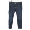 Made In Italy Ankle Length Skinny Denim Pants 40 Indigo Jeans Women Used
