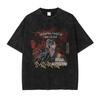Anime J-Jujutsu K-Kaisen T Shirts Vintage Washed CHOSO T-shirt Oversize Short Sleeve Fushiguro Toji Gojo Saturo Itadori Tees Men