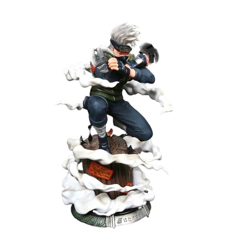 Shippuden Anime Figure Model Hatake Kakashi Gk 29cm Statue Collectible Toys The Last Uzumaki Naruto Figma Darts Kunai