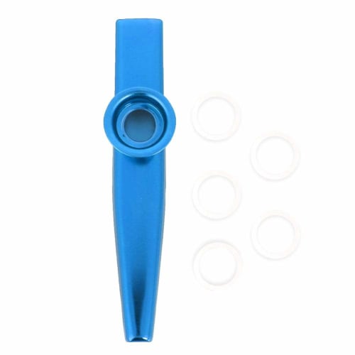 Vbestlife 6-Piece Kazoo Musical Instrument, Easy to Learn, Portable, Colorful, with Replacement Films, for Accompaniment