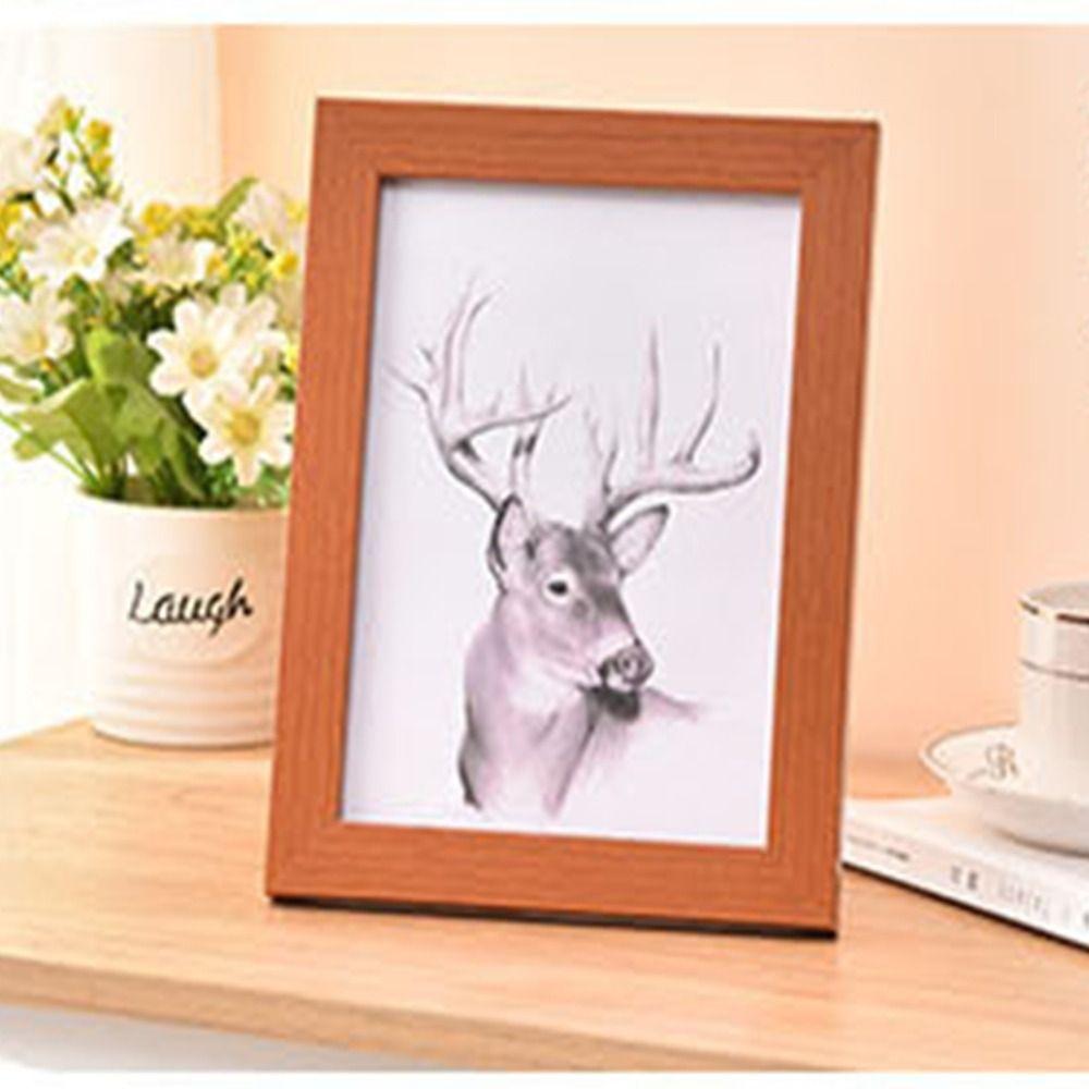 Simple Colorful Photo Frame Multi Size Drawings Picture Frame Handcraft DIY Display Holders Decoration