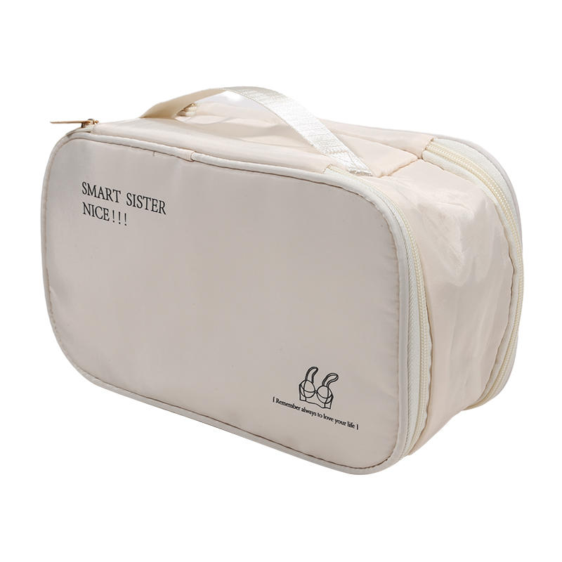 Двухслойная дорожная сумка для хранения вещей для деловых поездок, переносное нижнее белье, носки, большая вместительная сумка-органайзер