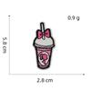 Pink Cartoon Girl Cloth Sticker Doll Computer Embroidery Label Clothing Accessories Cloth Embroidery Hole Patch