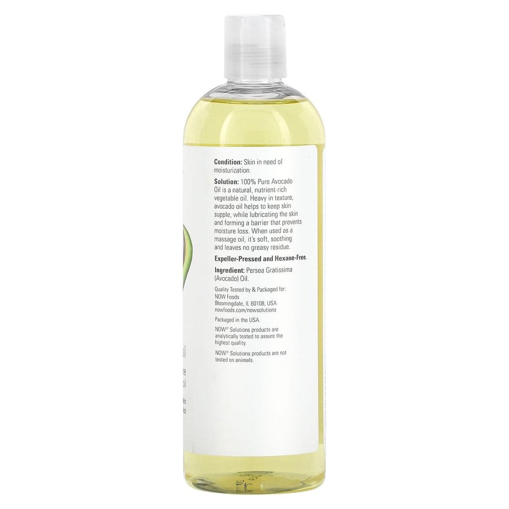 Solutions, Avocado Oil, 16 Fl Oz (473 Ml)