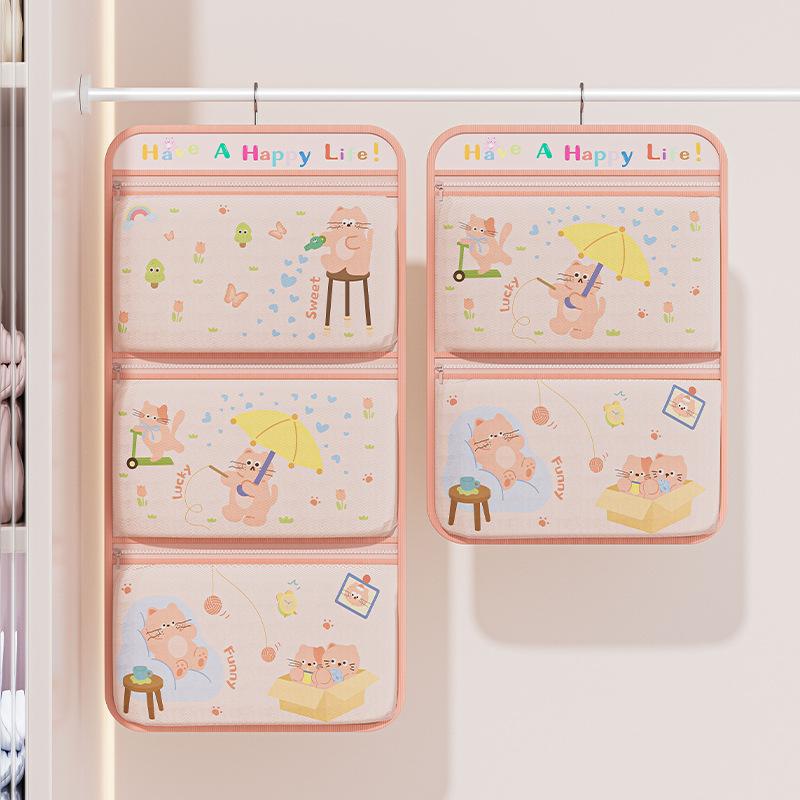 Многослойный подвесной органайзер для хранения носков, нижнего белья, дверь шкафа