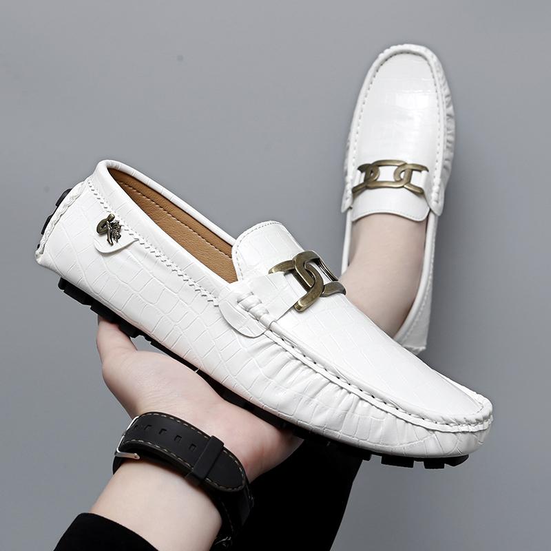 Женские удобные туфли на плоской подошве, мужские мокасины, лоферы, туфли для вождения, повседневные, без застежек, унисекс, большие размеры, фиолетовые, черные, зеленые, синие, кожаные туфли