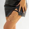 Sexy Multilayer Tassel Pearl Leg Chain for Women Simple Adjustable Elastic Thigh Chain Beach Body Jewelry