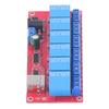 6 Channel USB Relay Module Modes Adjustable HID Drive Free USB Relay Board for Home Farm 24V