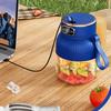 Портативный USB-перезаряжаемый блендер, дорожная соковыжималка, стакан для сока объемом 600 мл для любителей смузи и фитнеса