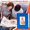 Slip-in Photo Album Faux Leather Cover 50 Pages 100 Pockets 4x6-Inch Wedding Travel Baby Shower Kids Family Anniversary Picture Collection Book