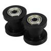 Ibasenice 2pcs Chain Tensioner Chain Roller Tensioner Bearing Wheel Guide Roller Chain Slider Guide Roller Wheel Roller Bike Chain