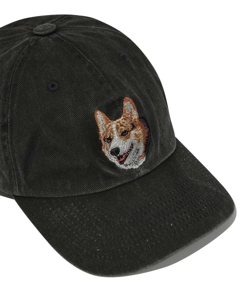 RETRIEVER CLUB Кепка-бейсболка Корги [Угольно-серый]