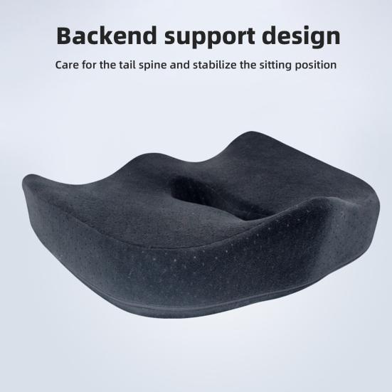 Memory Foam Seat Cushion Back Pain Relief Cushion Sciatica Relief Hip Cushion for Office Chair Car Seat Pregnancy Osteoarthritis