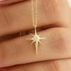 Модное ожерелье с подвеской в виде геометрической звезды, подходит для женских повседневных модных аксессуаров для отдыха