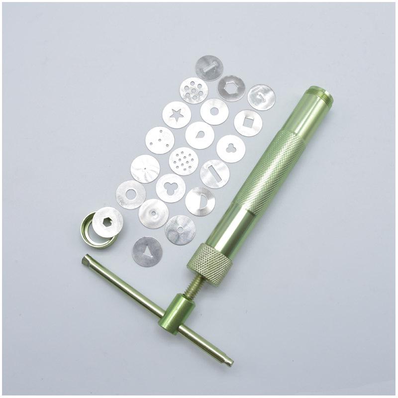 Набор DIY Экструдер из нержавеющей стали для глины и запекания - 20 фигурных формочек