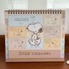 2026 Милый настольный календарь Snoopy - Креативный мультяшный месячный планер со отрывными страницами для заметок