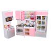 Kids Play Kitchen Toy Plastic Simulation Multifunctional Toddler Kitchen Playset for Home