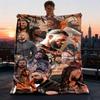 1 шт. Плед WWE Collage для улицы, легкий фланелевый плед для путешествий, кемпинга, гостиной, дивана, кресла, мягкий