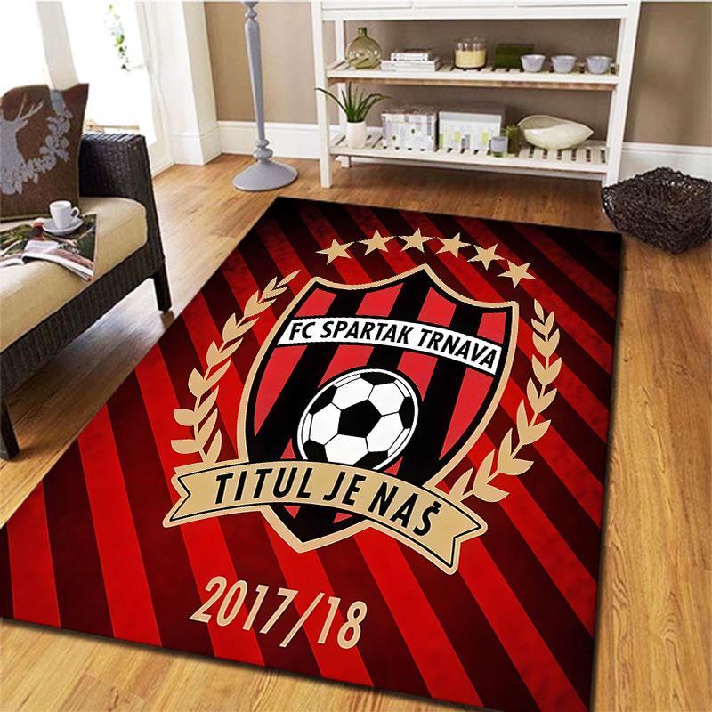 Ковер FC Spartak Trnava для гостиной, спальни, дома, декора дивана, детской игры, нескользящий коврик для пола