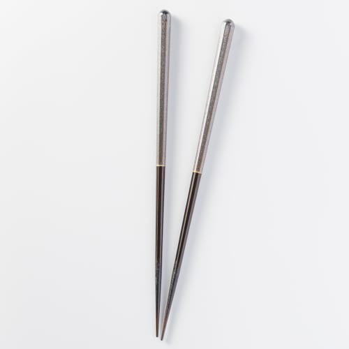 Палочки для еды лак Вакаса, Восьмигранные, Коричневые, Натуральное дерево, Можно мыть в посудомоечной машине, 25 см, Сделано в Японии, Номер продукта 264680