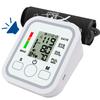 All-in-One Portable Upper Arm Blood Pressure Monitor Large LCD Display One-Touch Operation Voice Reports Hypertension Alerts