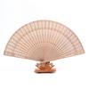 Chinese Japanese Sandalwood Hand-Held Fan Wooden Scented Wedding Party Gift