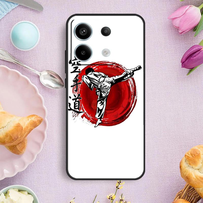 Кейс для боевых искусств Кунг-фу Каратэ Тхэквондо Для Xiaomi Redmi Note 15 Pro Plus 10 11 12 13 14 Pro Чехол Для Redmi 14C 15C 12C 10C 13C