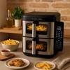 Friteuse sans huile - LIVOO - DOC344CO - 11 L - double bac - 2800 W