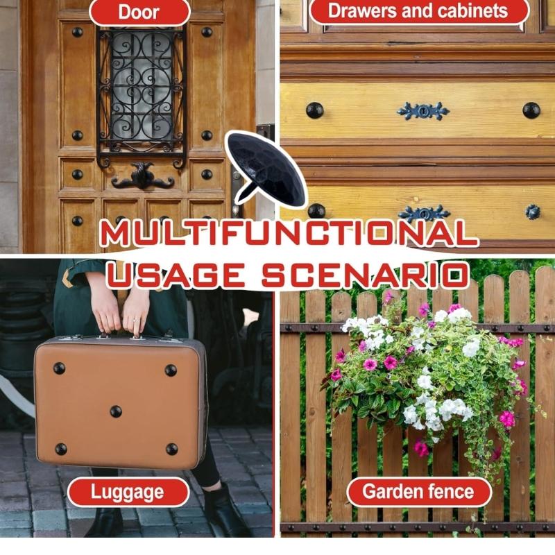 10Pcs Antique Clavos Fasteners Decorative Iron Nails Upholstery Tacks For Wooden Doors Furniture And Wall Decoration